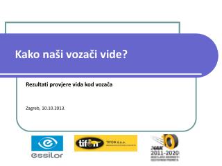 Kako naši vozači vide?