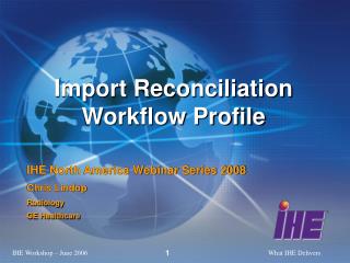 Import Reconciliation Workflow Profile