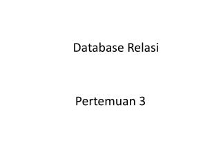 Pertemuan 3