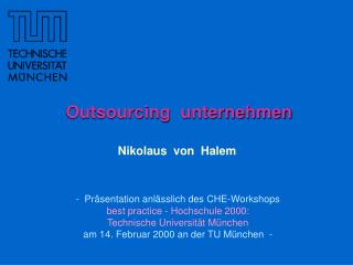 Outsourcing unternehmen