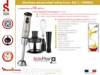 Moulinex tyčový mixér Infiny Force Ref. č.: DD866A