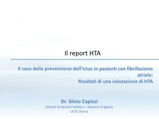 Il report HTA