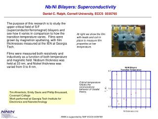 Nb /Ni Bilayers: Superconductivity