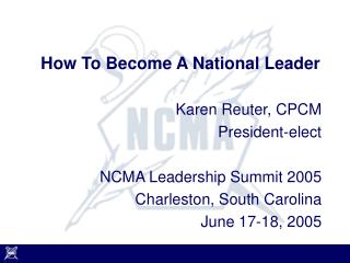 How To Become A National Leader