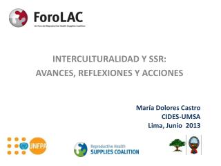 INTERCULTURALIDAD Y SSR: AVANCES, REFLEXIONES Y ACCIONES