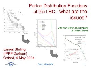 Parton Distribution Functions at the LHC - what are the issues?