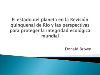 Donald Brown