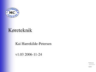 Køreteknik