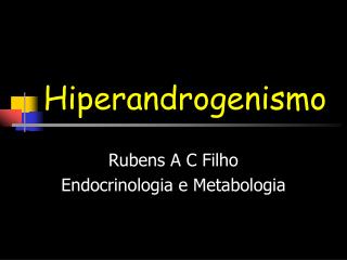 Hiperandrogenismo