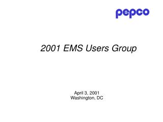 April 3, 2001 Washington, DC