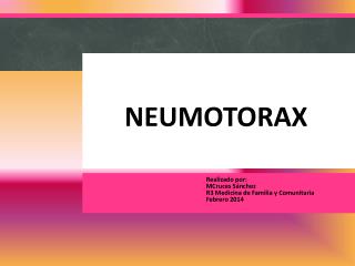 NEUMOTORAX