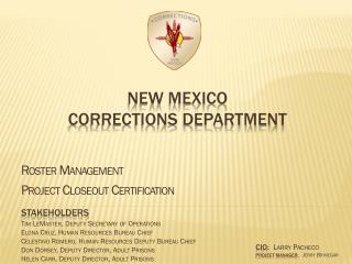 New Mexico Corrections Department