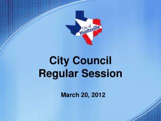 City Council Regular Session