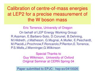 Calibration of centre-of-mass energies at LEP2 for a precise measurement of the W boson mass