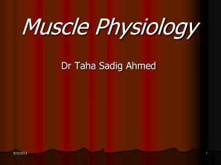 Muscle Physiology