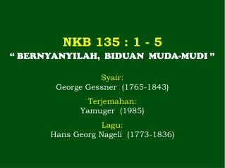 NKB 135 : 1 - 5