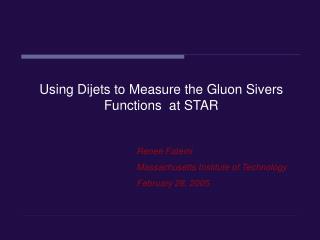 Using Dijets to Measure the Gluon Sivers Functions at STAR