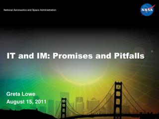 IT and IM: Promises and Pitfalls