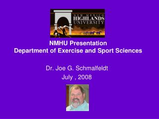 NMHU Presentation Department of Exercise and Sport Sciences