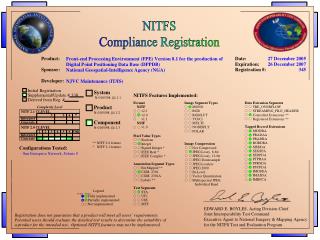 NITFS Compliance Registration