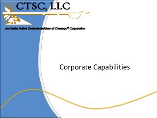 Corporate Capabilities