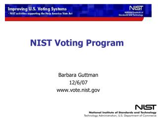 NIST Voting Program