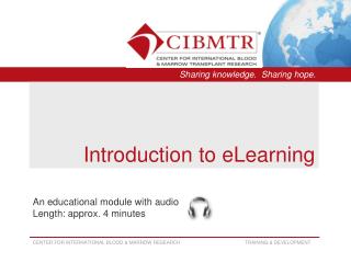 Introduction to eLearning