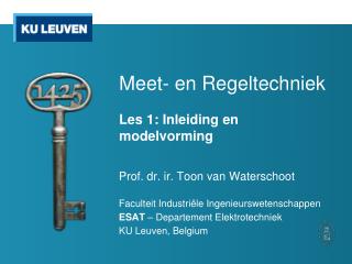 Meet- en Regeltechniek Les 1: Inleiding en modelvorming