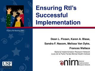Ensuring RtI’s Successful Implementation