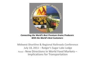 Connecting the World’s Best Premium Grains Producers With the World’s Best Customers