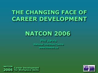 THE CHANGING FACE OF CAREER DEVELOPMENT