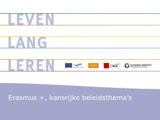 Erasmus +, kansrijke beleidsthema’s