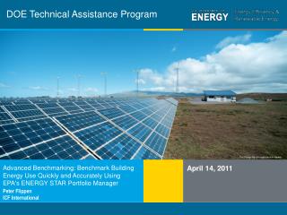 DOE Technical Assistance Program