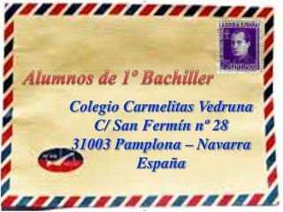 Alumnos de 1º Bachiller