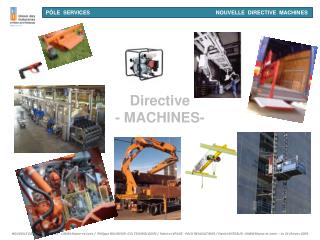 Directive - MACHINES-