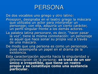 PERSONA