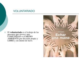 VOLUNTARIADO
