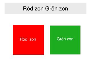 Röd zon Grön zon