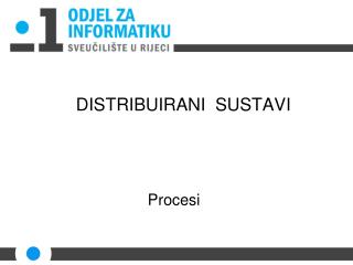 DISTRIBUIRANI SUSTAVI