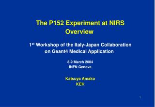 Purpose of the Experiment