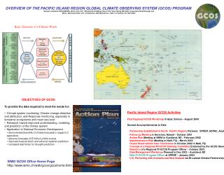 OVERVIEW OF THE PACIFIC ISLAND REGION GLOBAL CLIMATE OBSERVING SYSTEM (GCOS) PROGRAM