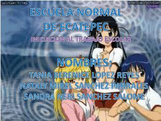 ESCUELA NORMAL DE ECATEPEC