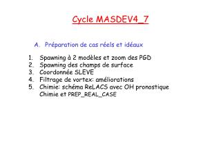 Cycle MASDEV4_7