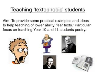 Teaching ‘textophobic’ students