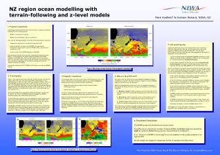 NZ region ocean modelling with terrain-following and z-level models