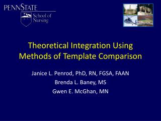 Theoretical Integration Using Methods of Template Comparison