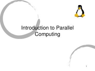 Introduction to Parallel Computing