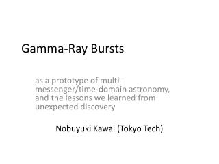 Gamma-Ray Bursts