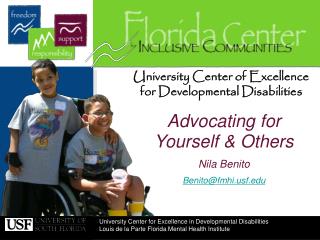 University Center of Excellence for Developmental Disabilities