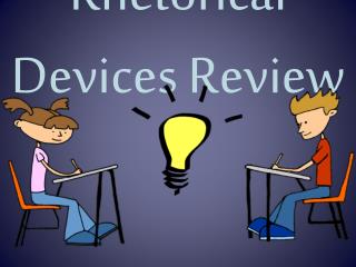 Rhetorical Devices Review